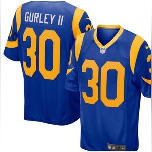 NFL Team Apparel/Youth Size L Gurley ll #30 Los Angeles Rams Jersey NWOT RARE​